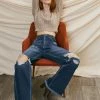 KANCAN Flare & Bootcut Jules Ultra High Rise 90's Flare Jeans