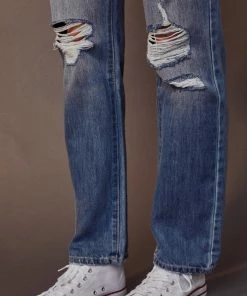 KANCAN Hattie High Rise 90's Straight Leg Jeans