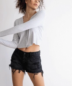 KANCAN Presley Mid Rise Boyfriend Shorts Shorts & Skirts 41 KANCAN Presley Mid Rise Boyfriend Shorts Shorts & Skirts