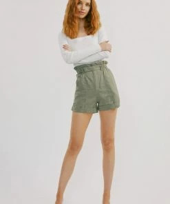 KANCAN Marco Ultra High Rise Paperbag Shorts New Arrivals
