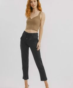 KANCAN New Arrivals Daryn Mid Rise Cigarette Jogger