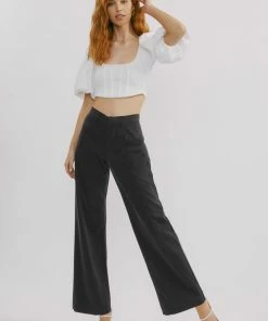 Official Kancan USA New Arrivals Tinley Mid Rise Wide Leg Pants