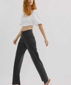 Official Kancan USA New Arrivals Tinley Mid Rise Wide Leg Pants