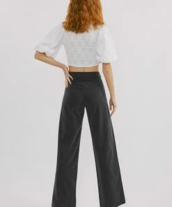 Official Kancan USA New Arrivals Tinley Mid Rise Wide Leg Pants