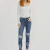 KANCAN New Arrivals Trixie Mid Rise Ankle Skinny Jeans