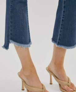 KANCAN Aida Mid Rise Cropped Flare Jeans New Arrivals
