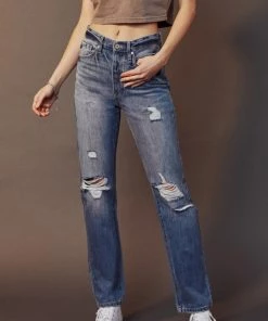 KANCAN Hattie High Rise 90's Straight Leg Jeans