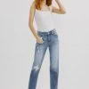KANCAN New Arrivals Mariko High Rise Slim Straight Jeans
