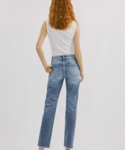 KANCAN New Arrivals Mariko High Rise Slim Straight Jeans