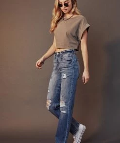 KANCAN Hattie High Rise 90's Straight Leg Jeans