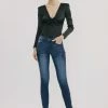 KANCAN Jackie Mid Rise Ankle Skinny Jeans