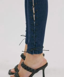 KANCAN Jackie Mid Rise Ankle Skinny Jeans