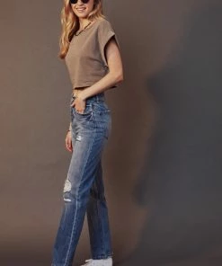 KANCAN Hattie High Rise 90's Straight Leg Jeans