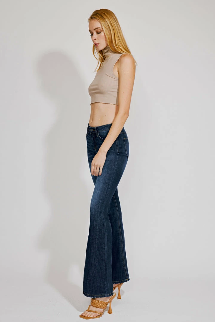 KANCAN Celestine Mid Rise Flare Jeans Flare & Bootcut 18 KANCAN Celestine Mid Rise Flare Jeans Flare & Bootcut