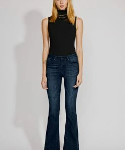 KANCAN Celestine Mid Rise Flare Jeans Flare & Bootcut