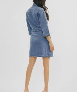 KANCAN Virginia Button-Down Shirt Dress New Arrivals