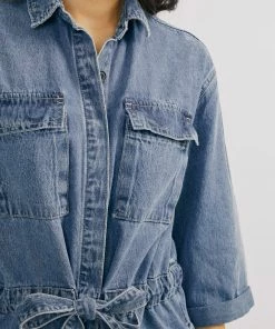 KANCAN Virginia Button-Down Shirt Dress New Arrivals