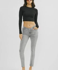 Official Kancan USA Kira Mid Rise Ankle Skinny New Arrivals
