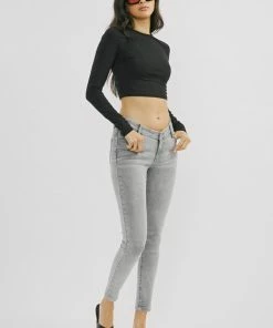 Official Kancan USA Kira Mid Rise Ankle Skinny New Arrivals