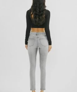Official Kancan USA Kira Mid Rise Ankle Skinny New Arrivals
