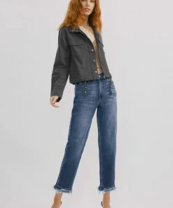 KANCAN New Arrivals Shiza High Rise Wide Leg Jeans