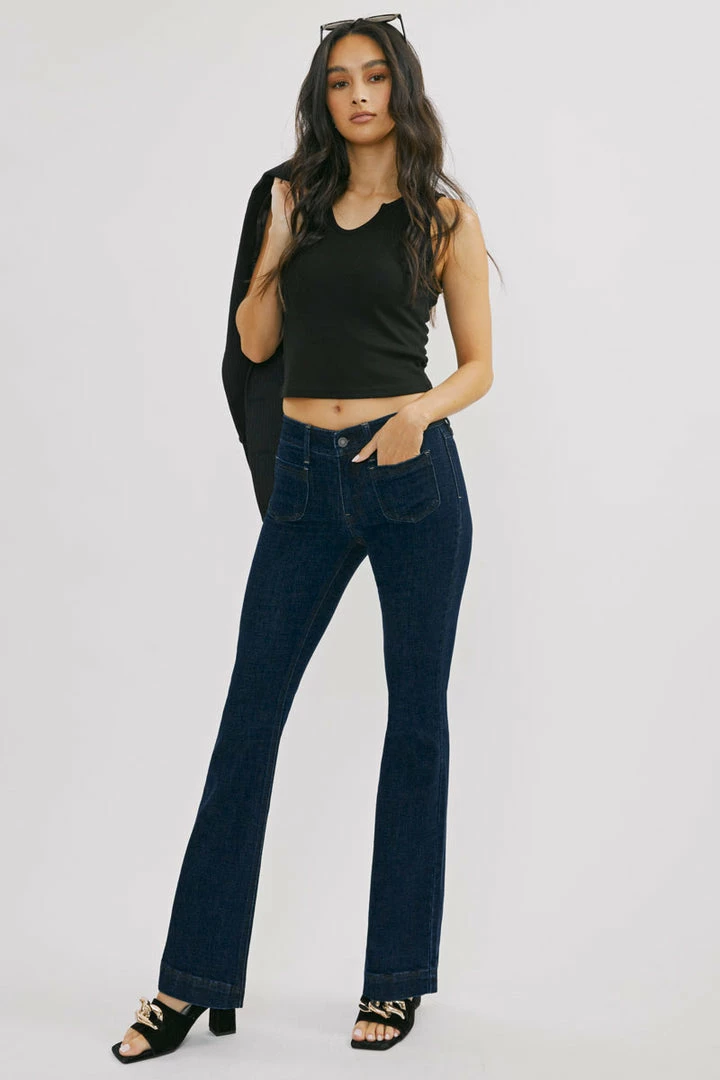 KANCAN Star Mid Rise Bootcut Jeans 4 KANCAN Star Mid Rise Bootcut Jeans
