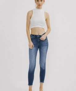 KANCAN Landon Mid Rise Ankle Skinny Jeans
