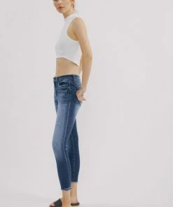 KANCAN Landon Mid Rise Ankle Skinny Jeans
