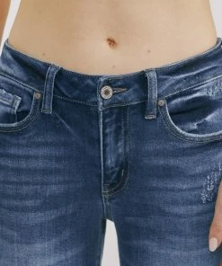 KANCAN Landon Mid Rise Ankle Skinny Jeans