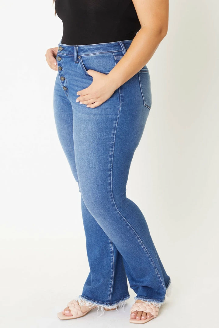 KANCAN Yvette High Rise Flare Jeans - Plus 6 KANCAN Yvette High Rise Flare Jeans - Plus