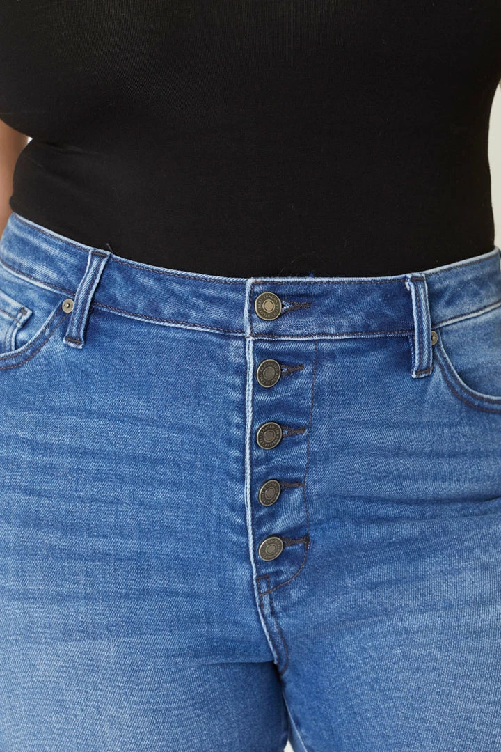 KANCAN Yvette High Rise Flare Jeans - Plus 8 KANCAN Yvette High Rise Flare Jeans - Plus