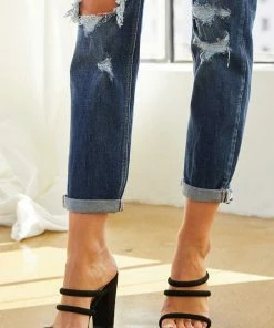 KANCAN Devika Mid Rise Boyfriend Jeans