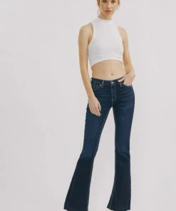 KANCAN Heidi Mid Rise Flare Jeans