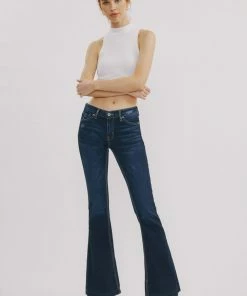 KANCAN Heidi Mid Rise Flare Jeans