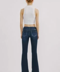 KANCAN Heidi Mid Rise Flare Jeans