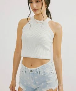 KANCAN Ida Mid Rise Polka Dot Shorts