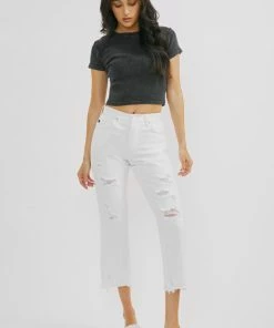 KANCAN Sierra High Rise Straight Jeans Straight Leg
