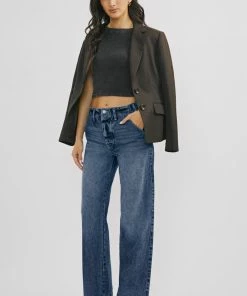 KANCAN New Arrivals Sterling High Rise 90's Wide Leg Jeans