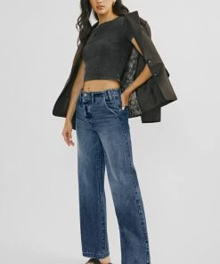 KANCAN New Arrivals Sterling High Rise 90's Wide Leg Jeans