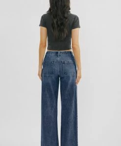 KANCAN New Arrivals Sterling High Rise 90's Wide Leg Jeans