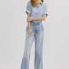 KANCAN New Arrivals Sterling High Rise 90's Wide Leg Jeans