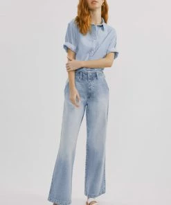 KANCAN New Arrivals Sterling High Rise 90's Wide Leg Jeans