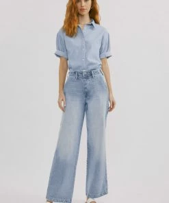 KANCAN New Arrivals Sterling High Rise 90's Wide Leg Jeans