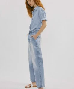 KANCAN New Arrivals Sterling High Rise 90's Wide Leg Jeans