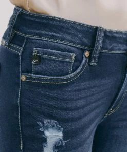 Official Kancan USA Thea Mid Rise Super Skinny Jeans