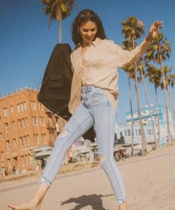 KANCAN Kendall High Rise Ankle Skinny Jeans