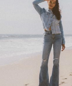 KANCAN Dixie Ultra High Rise Flare Jeans - Petite