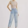 KANCAN Straight Leg Neeko Ultra High Rise Balloon Fit Jeans