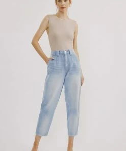 KANCAN Straight Leg Neeko Ultra High Rise Balloon Fit Jeans