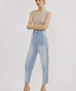 KANCAN Straight Leg Neeko Ultra High Rise Balloon Fit Jeans